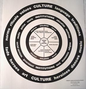 Culture Wheel Poster Domestic Abuse Intervention Programs